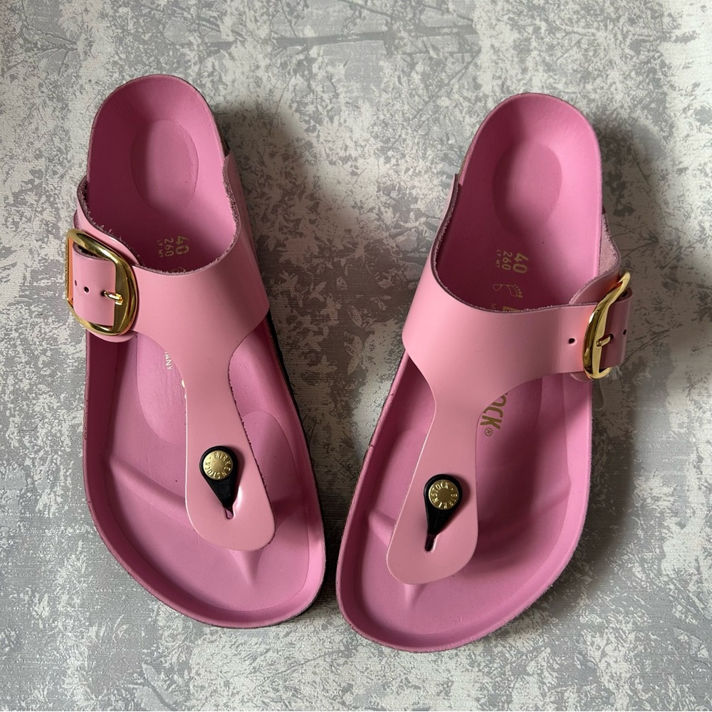 Gizeh Big Buckle leather sandals
